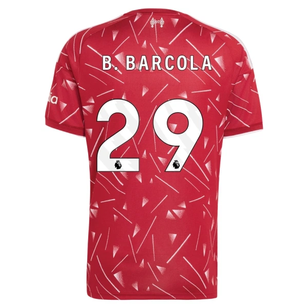 Liverpool B. Barcola 29 Nogometni Dresovi 2026/27 Domaći