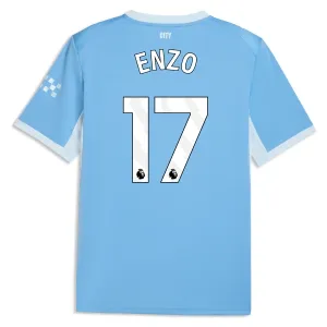 Manchester City Enzo Fernández 17 Nogometni Dresovi 2026/27 Domaći Manchester City Enzo Fernández 17 Nogometni Dresovi 2026/27 Domaći