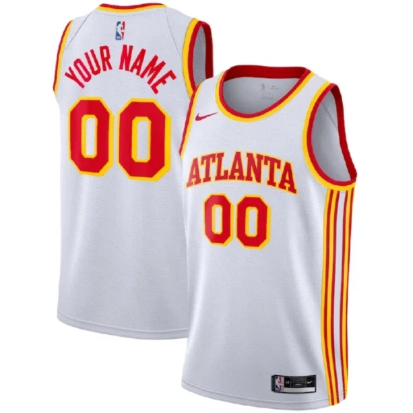Atlanta Hawks Košarkaški dres Association Edition Swingman Prilagođeno Bijela