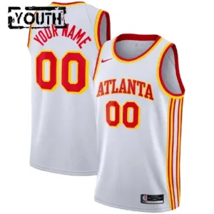 Atlanta Hawks Košarkaški dres Djeca Association Edition Swingman Prilagođeno Bijela