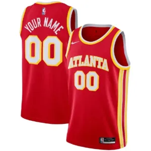 Atlanta Hawks Košarkaški dres Icon Edition Swingman Prilagođeno Crvena