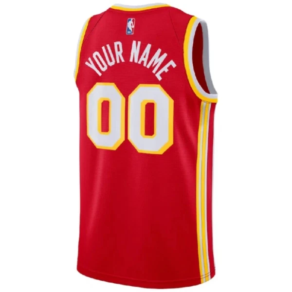 Atlanta Hawks Košarkaški dres Icon Edition Swingman Prilagođeno Crvena
