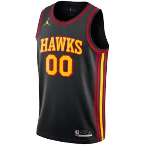 Atlanta Hawks Košarkaški dres Statement Edition Swingman Prilagođeno Crna