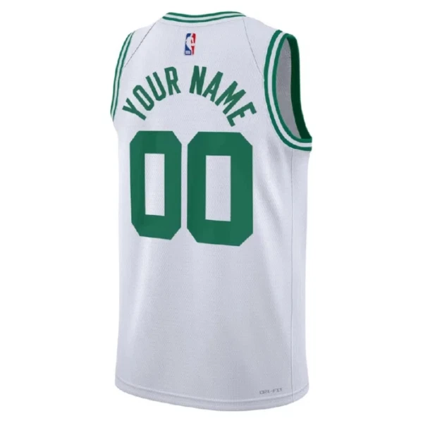 Boston Celtics Košarkaški dres Association Edition Swingman Prilagođeno Bijela