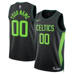 Boston Celtics Košarkaški dres City Edition 2024/25 Swingman Prilagođeno Crna