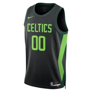 Boston Celtics Košarkaški dres City Edition 2024/25 Swingman Prilagođeno Crna