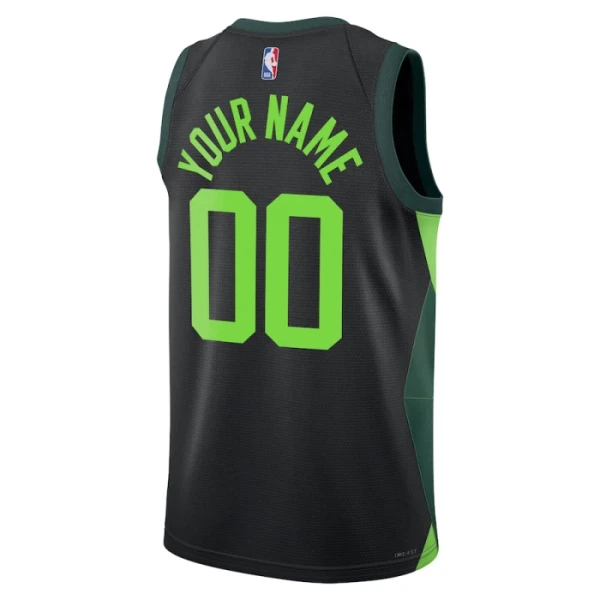 Boston Celtics Košarkaški dres City Edition 2024/25 Swingman Prilagođeno Crna