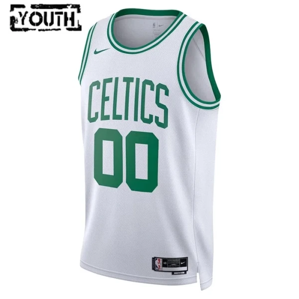 Boston Celtics Košarkaški dres Djeca Association Edition Swingman Prilagođeno Bijela