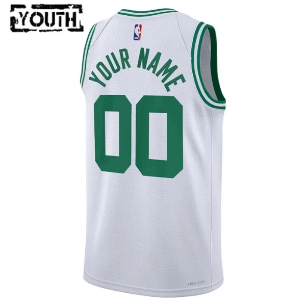 Boston Celtics Košarkaški dres Djeca Association Edition Swingman Prilagođeno Bijela