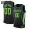 Boston Celtics Košarkaški dres Djeca City Edition 2024/25 Swingman Prilagođeno Crna