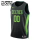 Boston Celtics Košarkaški dres Djeca City Edition 2024/25 Swingman Prilagođeno Crna