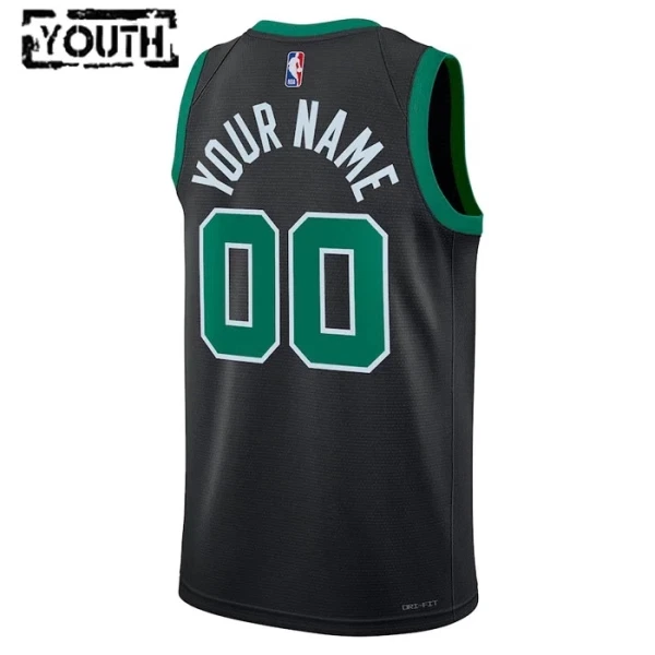 Boston Celtics Košarkaški dres Djeca Statement Edition Swingman Prilagođeno Crna