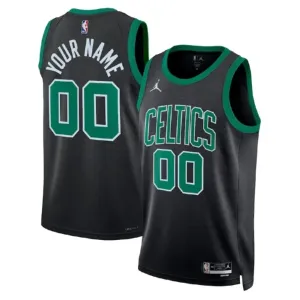 Boston Celtics Košarkaški dres Statement Edition Swingman Prilagođeno Crna