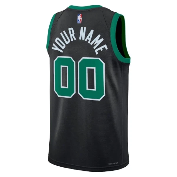 Boston Celtics Košarkaški dres Statement Edition Swingman Prilagođeno Crna