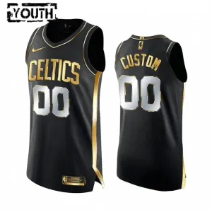 Limited Boston Celtics Košarkaški dres Djeca Golden Edition Swingman Prilagođeno Crna Limited Boston Celtics Košarkaški dres Djeca Golden Edition Swingman Prilagođeno Crna