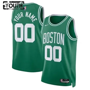 Zelena Boston Celtics Košarkaški dres Djeca Icon Edition Swingman Prilagođeno
