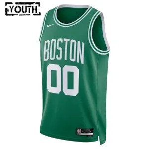Zelena Boston Celtics Košarkaški dres Djeca Icon Edition Swingman Prilagođeno
