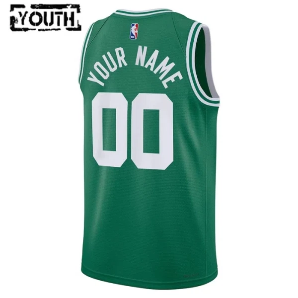 Zelena Boston Celtics Košarkaški dres Djeca Icon Edition Swingman Prilagođeno