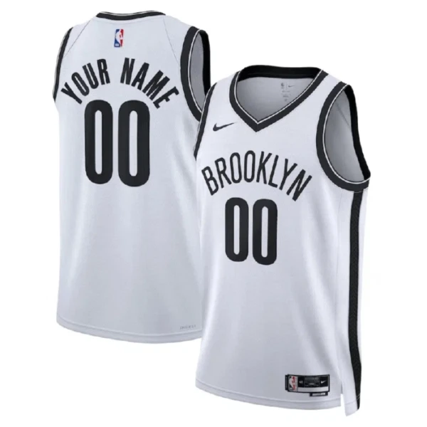 Brooklyn Nets Košarkaški dres Association Edition Swingman Prilagođeno Bijela