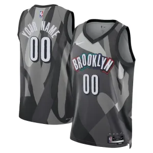 Brooklyn Nets Košarkaški dres City Edition 2024/25 Swingman Prilagođeno Siva