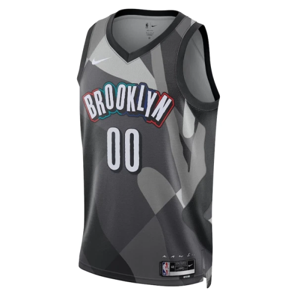 Brooklyn Nets Košarkaški dres City Edition 2024/25 Swingman Prilagođeno Siva