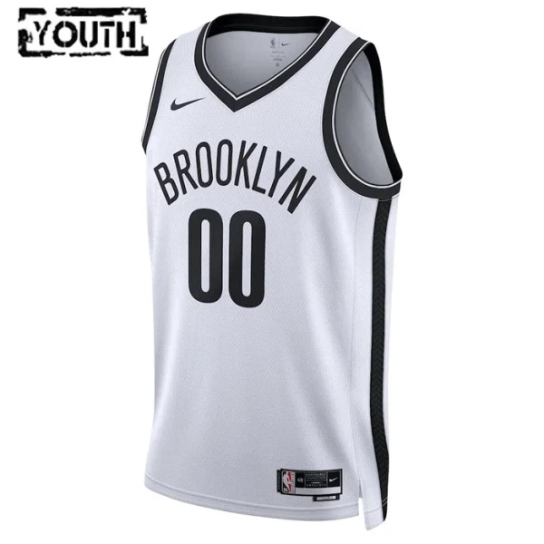 Brooklyn Nets Košarkaški dres Djeca Association Edition Swingman Prilagođeno Bijela