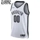 Brooklyn Nets Košarkaški dres Djeca Association Edition Swingman Prilagođeno Bijela