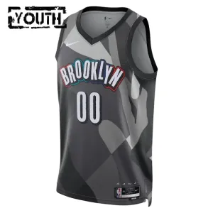Brooklyn Nets Košarkaški dres Djeca City Edition 2024/25 Swingman Prilagođeno Siva