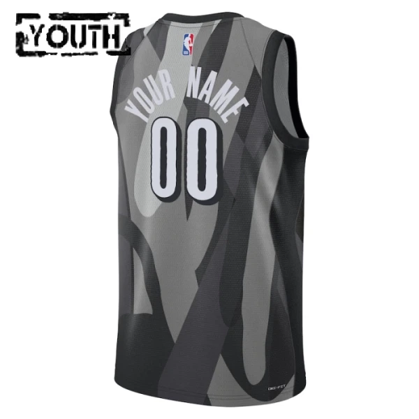 Brooklyn Nets Košarkaški dres Djeca City Edition 2024/25 Swingman Prilagođeno Siva