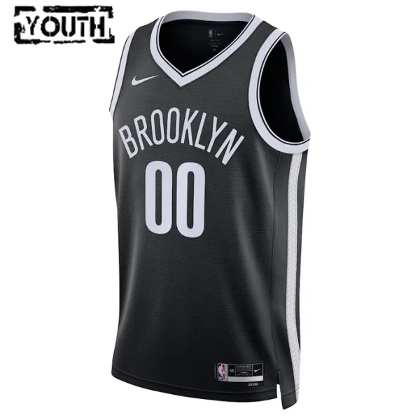 Brooklyn Nets Košarkaški dres Djeca Icon Edition Swingman Prilagođeno Crna
