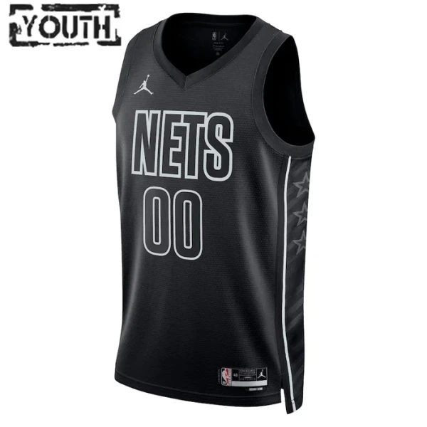 Brooklyn Nets Košarkaški dres Djeca Statement Edition Swingman Prilagođeno Crna
