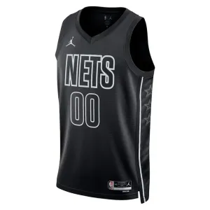 Brooklyn Nets Košarkaški dres Statement Edition Swingman Prilagođeno Crna
