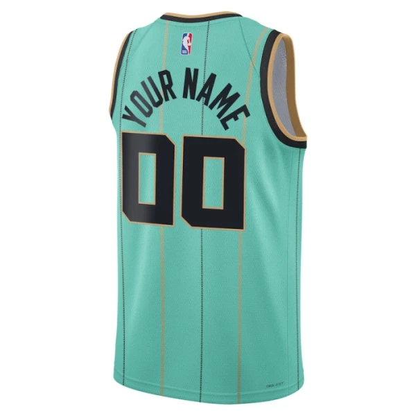 Charlotte Hornets Košarkaški dres City Edition 2024/25 Swingman Prilagođeno Tirkizna
