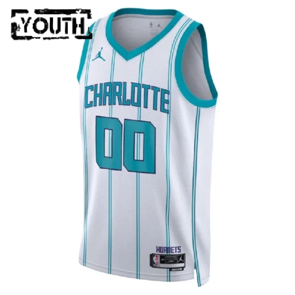 Charlotte Hornets Košarkaški dres Djeca Association Edition Swingman Prilagođeno Bijela