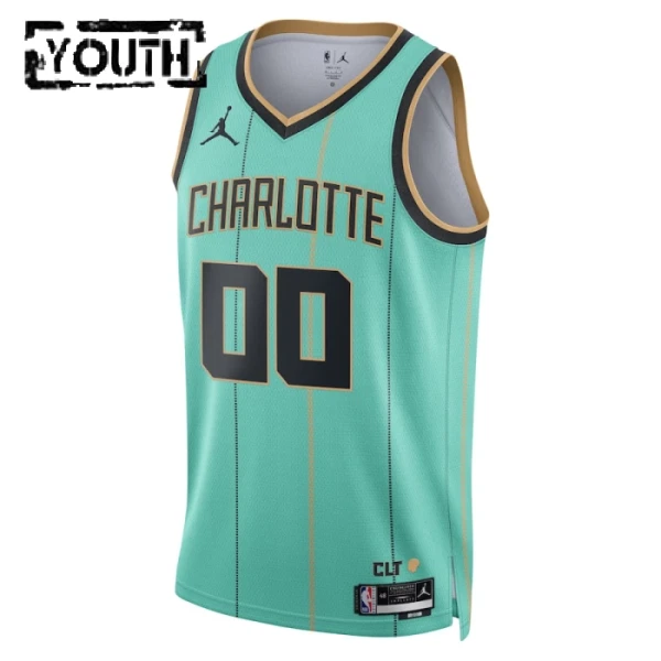 Charlotte Hornets Košarkaški dres Djeca City Edition 2024/25 Swingman Prilagođeno Tirkizna