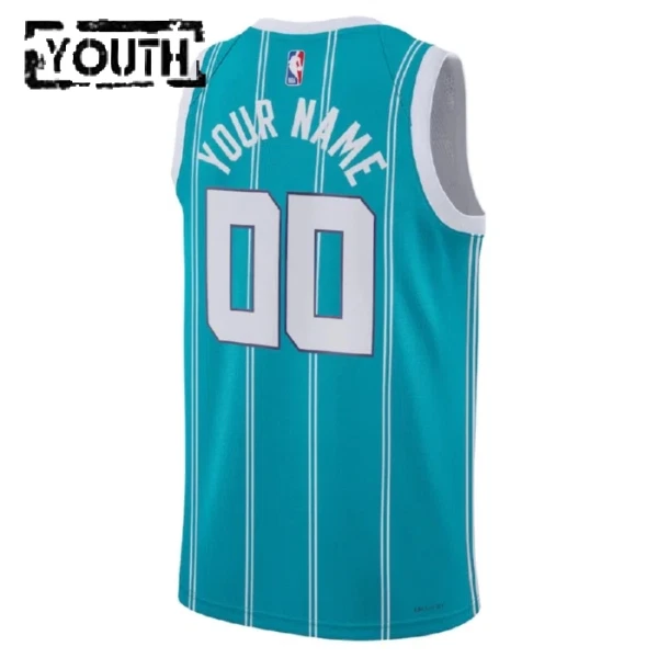 Charlotte Hornets Košarkaški dres Djeca Icon Edition Swingman Prilagođeno Tirkizna