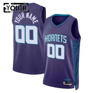 Charlotte Hornets Košarkaški dres Djeca Statement Edition Swingman Prilagođeno Ljubičasta