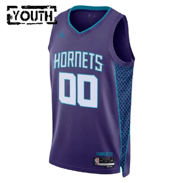 Charlotte Hornets Košarkaški dres Djeca Statement Edition Swingman Prilagođeno Ljubičasta