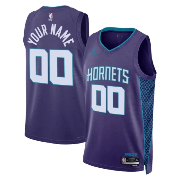 Charlotte Hornets Košarkaški dres Statement Edition Swingman Prilagođeno Ljubičasta
