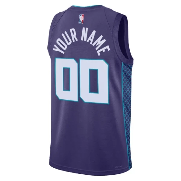 Charlotte Hornets Košarkaški dres Statement Edition Swingman Prilagođeno Ljubičasta