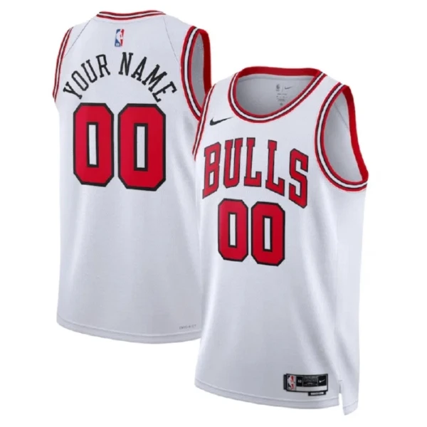 Chicago Bulls Košarkaški dres Association Edition Swingman Prilagođeno Bijela