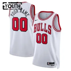 Chicago Bulls Košarkaški dres Djeca Association Edition Swingman Prilagođeno Bijela