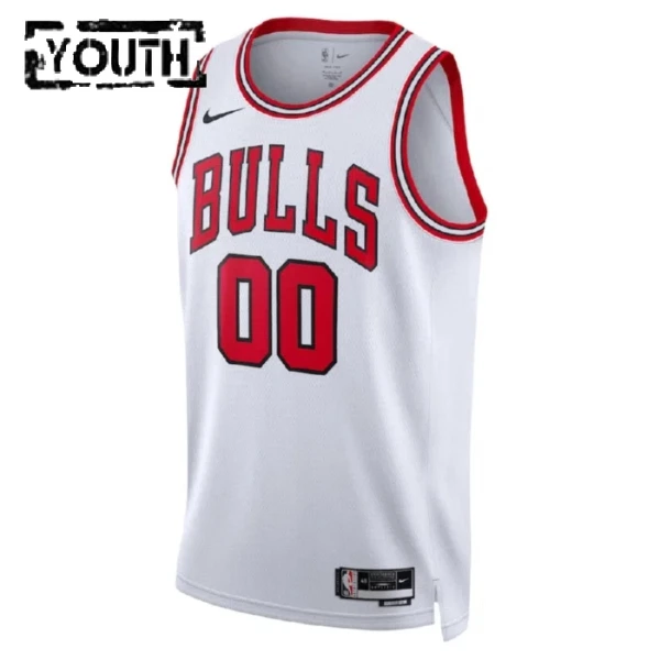 Chicago Bulls Košarkaški dres Djeca Association Edition Swingman Prilagođeno Bijela