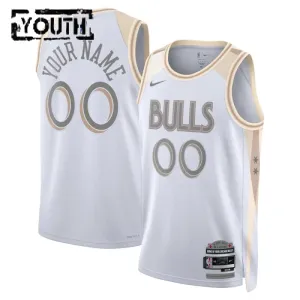 Chicago Bulls Košarkaški dres Djeca City Edition 2024/25 Swingman Prilagođeno Bijela