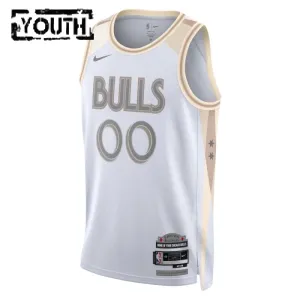 Chicago Bulls Košarkaški dres Djeca City Edition 2024/25 Swingman Prilagođeno Bijela
