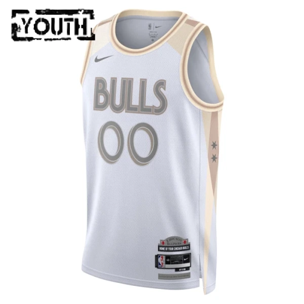 Chicago Bulls Košarkaški dres Djeca City Edition 2024/25 Swingman Prilagođeno Bijela