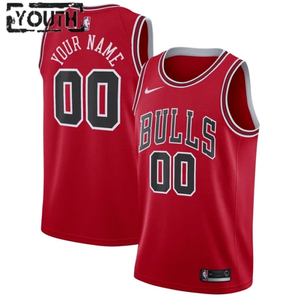 Chicago Bulls Košarkaški dres Djeca Icon Edition Swingman Prilagođeno Crvena