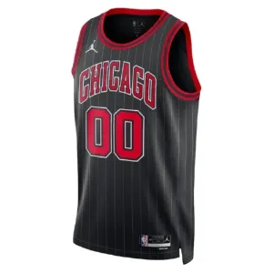Chicago Bulls Košarkaški dres Statement Edition Swingman Prilagođeno Crna