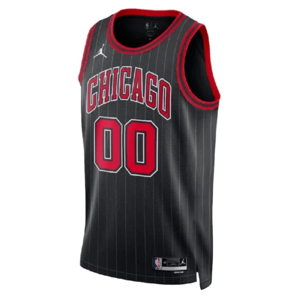 Chicago Bulls Košarkaški dres Statement Edition Swingman Prilagođeno Crna