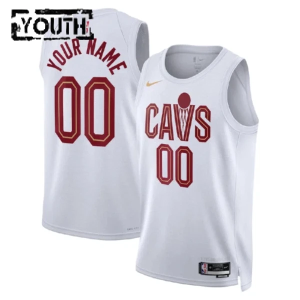 Cleveland Cavaliers Košarkaški dres Djeca Association Edition Swingman Prilagođeno Bijela